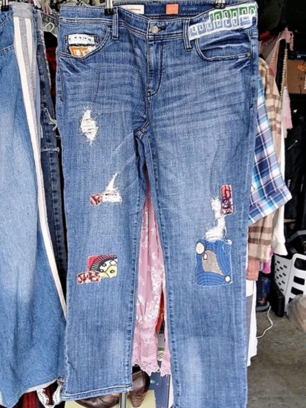 Pilcro And The Letterpress Slim Boyfriend Jeans, By Anthropologie